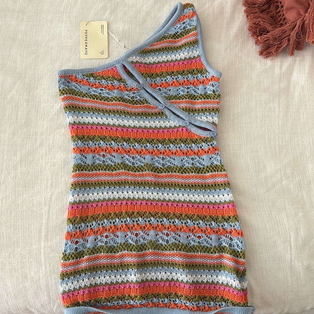Peppermayo Kaleidoscope Dreams Mini Dress - Citrus Oasis (NWT)